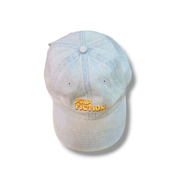 Pulp Fiction Faded Denim Miramax Official Adjustable Dad Baseball Cap Hat - Picture 2 of 9